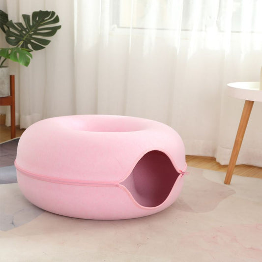cat donut tunnel