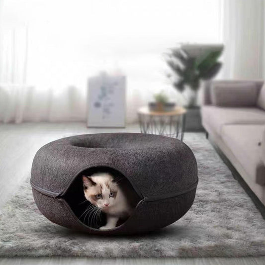How to Train Your Cat to Use a Doughnut Tunnel Bed | A Simple Guide for Pet Parents