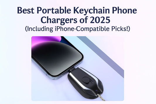 Keychain phone charger