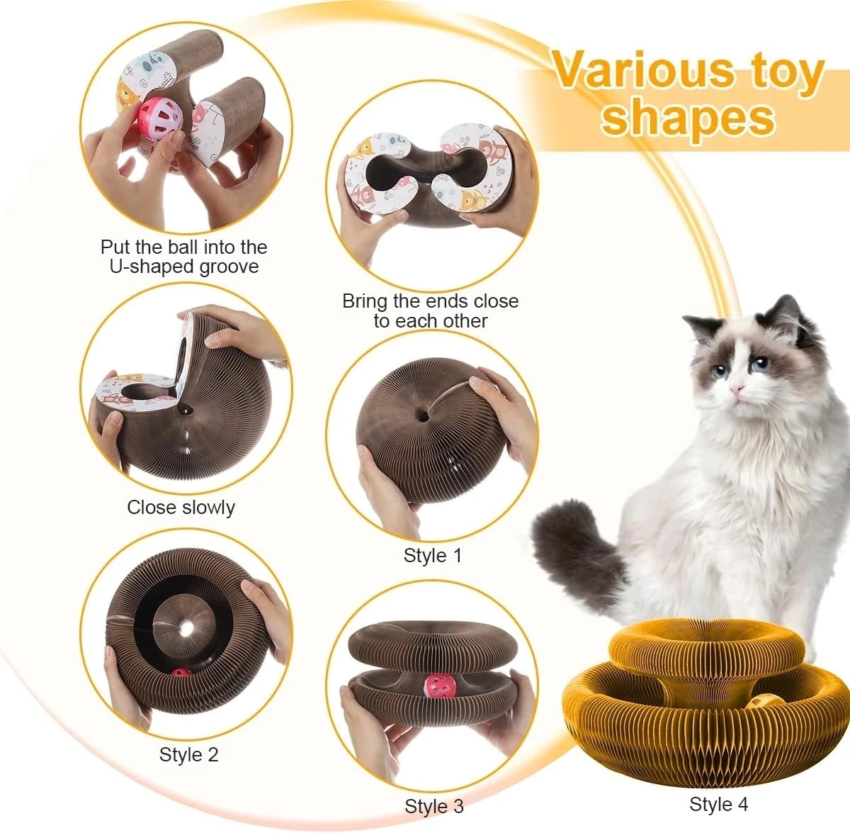 Cat Scratch Round Board