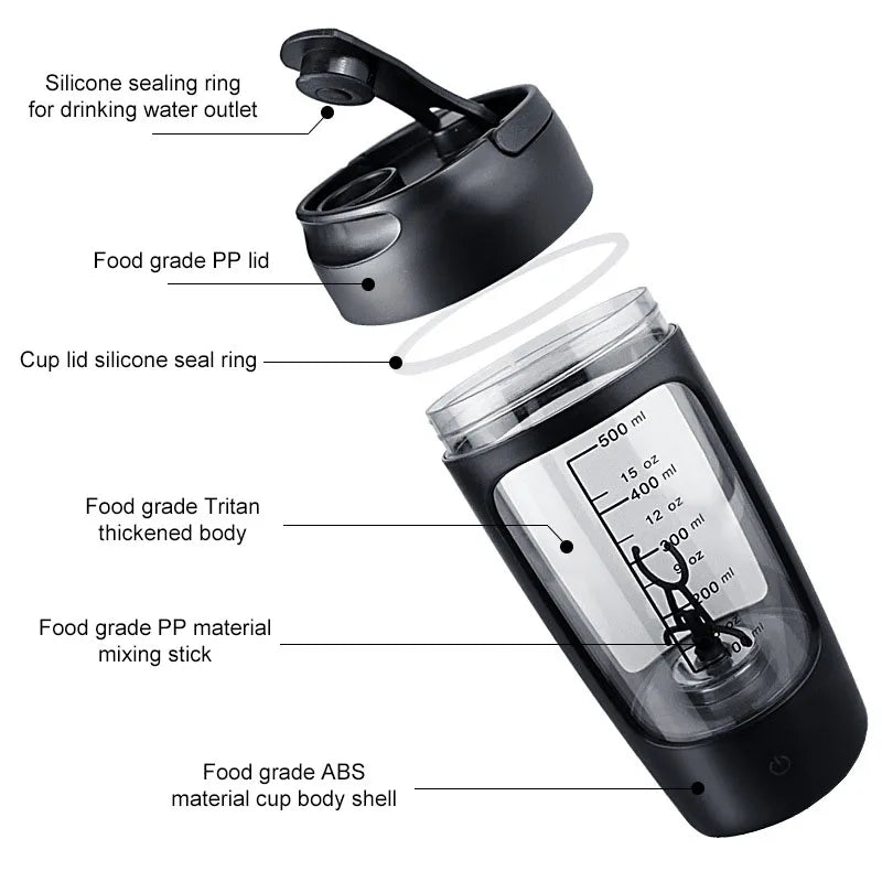 Electric Shaker Bottle