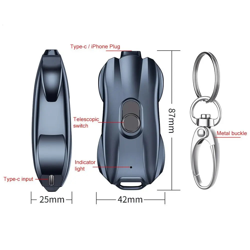 Portable Keychain Phone Charger