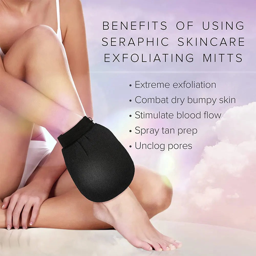 Exfoliating gloves