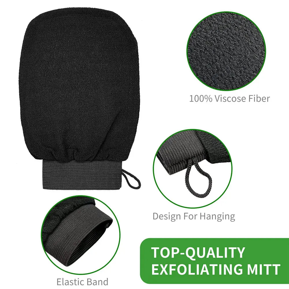 Exfoliating gloves