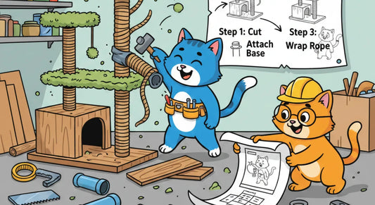 DIY Cat Scratching Post  (Complete Step-by-Step Guide)