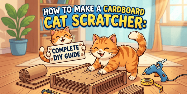 How to Make a Cardboard Cat Scratcher