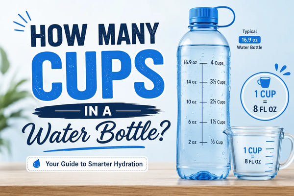 How Many Cups in a Water Bottle