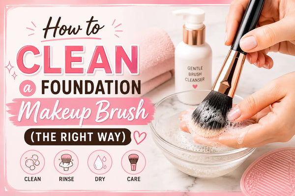 How to Clean a Foundation Makeup Brush (The Right Way)