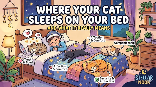 Where Your Cat Sleeps on Your Bed and What It Really Means