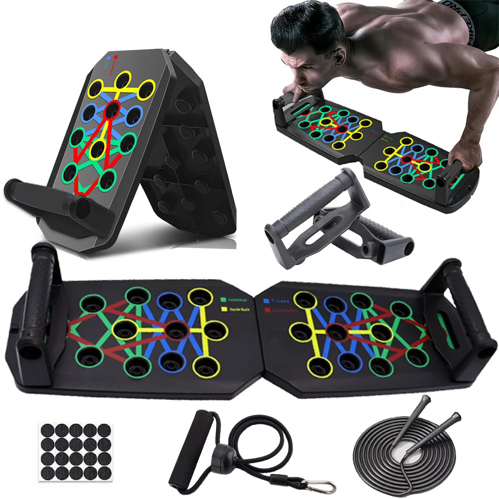 Portable Multifunctional Push-up Board Set