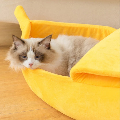 banana-cat-bed-cute-cat-hair