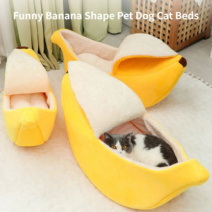 banana-cat-bed-cute-plush-banana-pet-house-for-indoor-cats-and-small-dogs