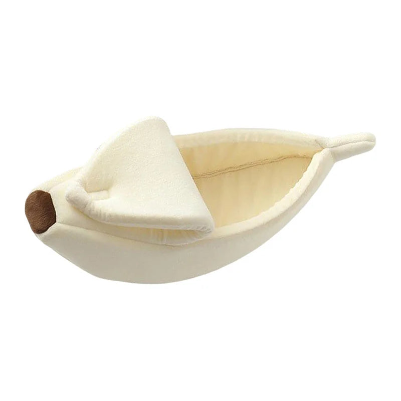 banana-cat-bed-cute-white-color-move