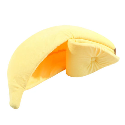 banana-cat-bed-cute-yellow-bed-out