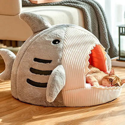 shark-cat-bed