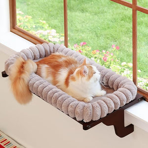 snugcloud-cat-window-perch-orthopedic-cat-window-hammock-with-bolster-bed