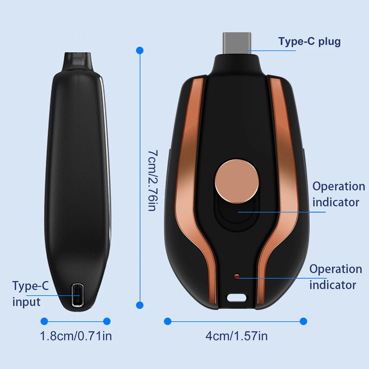 travel keychain charger for iphone