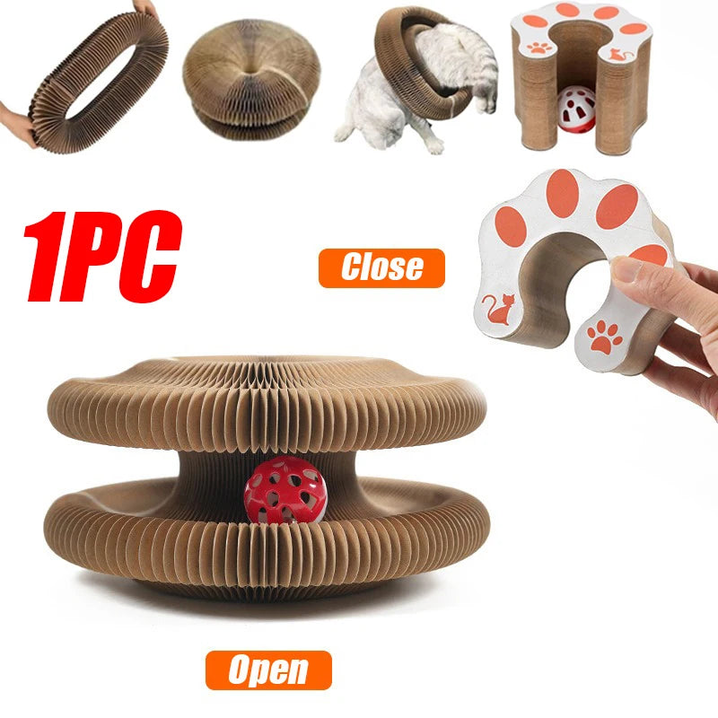 twisty-paws-round-cat-scratcher-with-ball-toy-eight